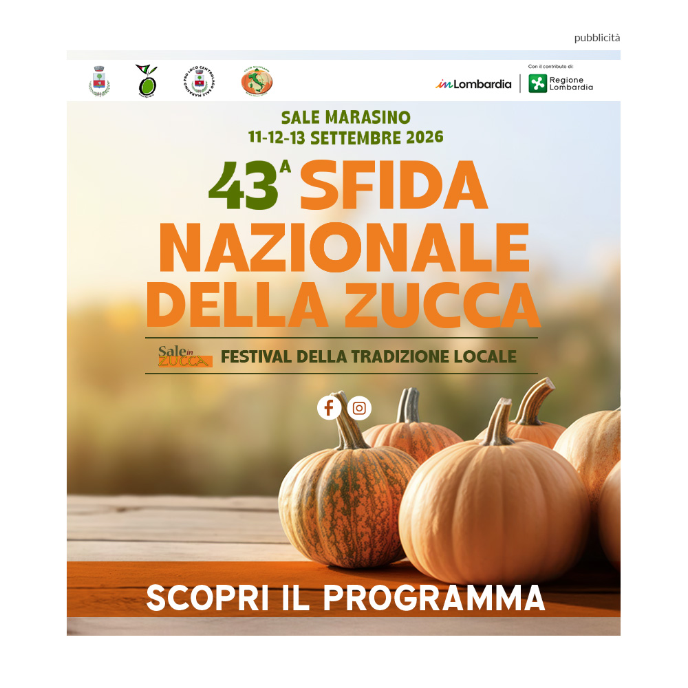 Sale in zucca 2026