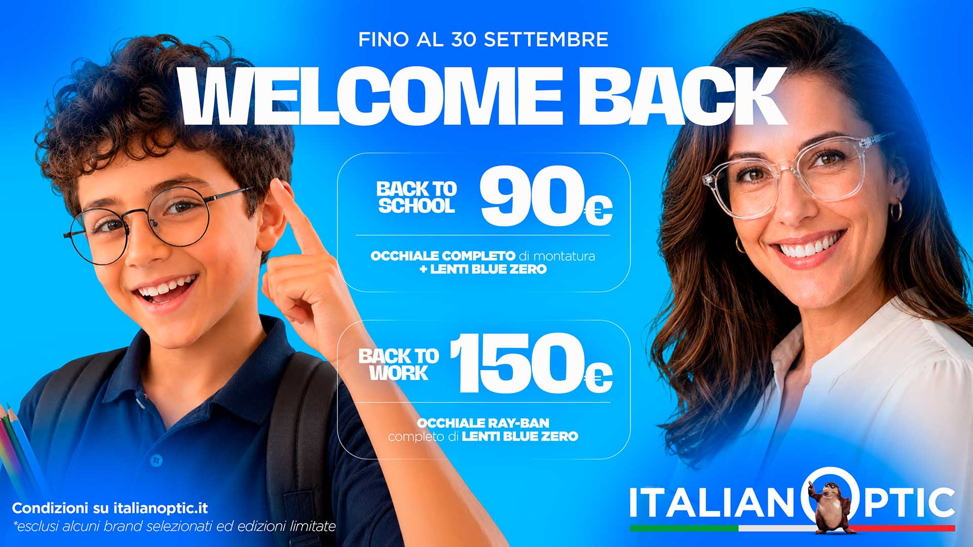 ITALIAN OPTIC WELCOME BACK