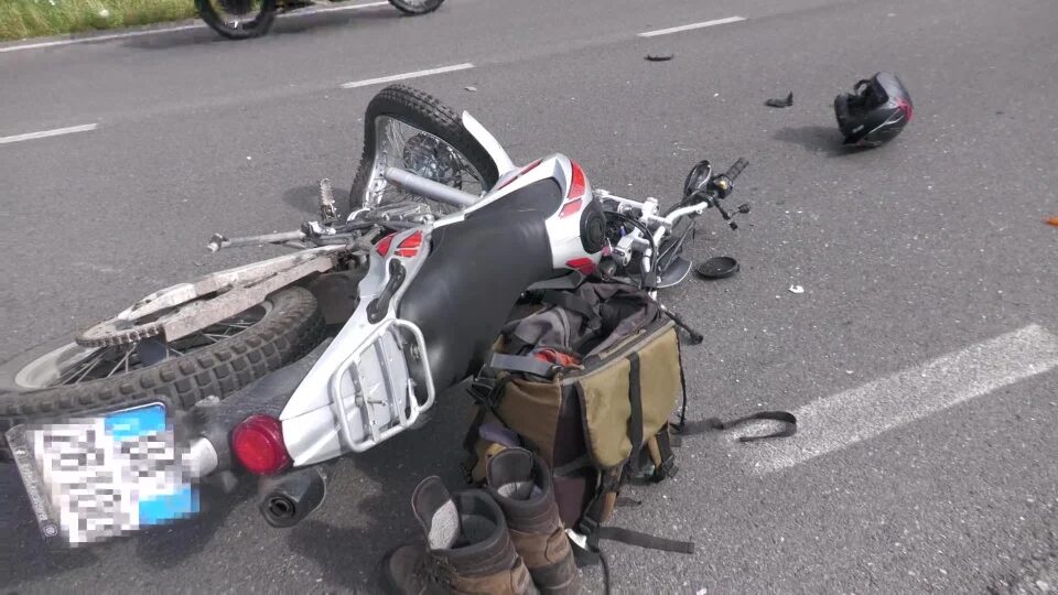 Grave incidente per un motociclista di Gianico