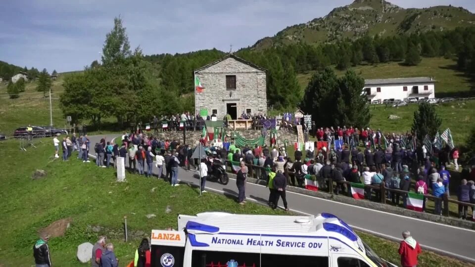 Fiamme Verdi in Mortirolo per fare memoria