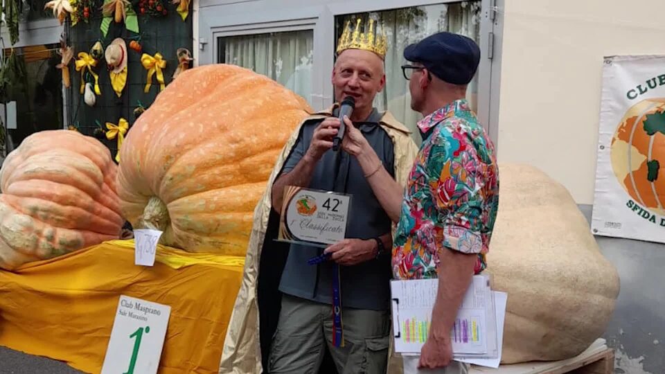 Sfida della zucca: vince Augusto Salvagni di Malonno