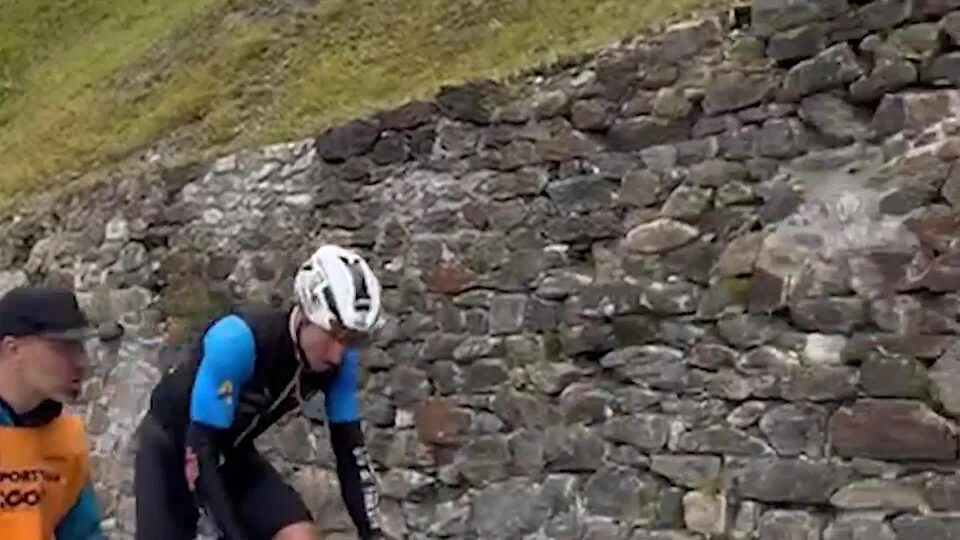 Isacco Carrara vicino al podio dell’Icon di Livigno