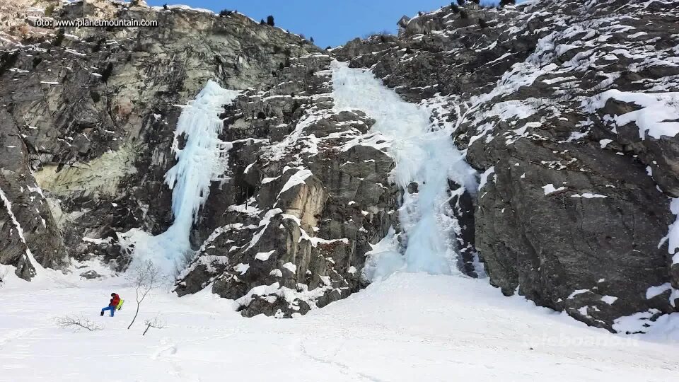 Cascata “La Madonnina”: CNSAS attrezza una via per i soccorsi