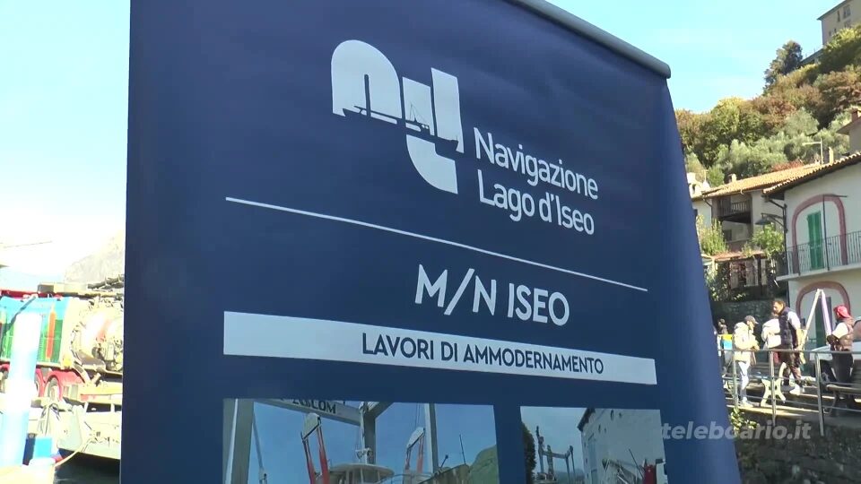 Battello Iseo: 2 milioni di euro per riportarlo in servizio