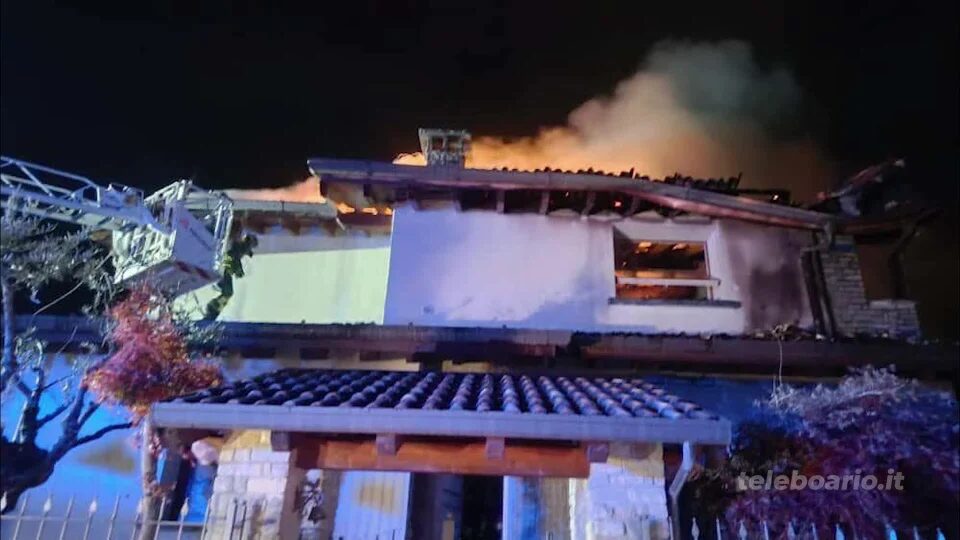 Incendio a Solato, evacuata una famiglia