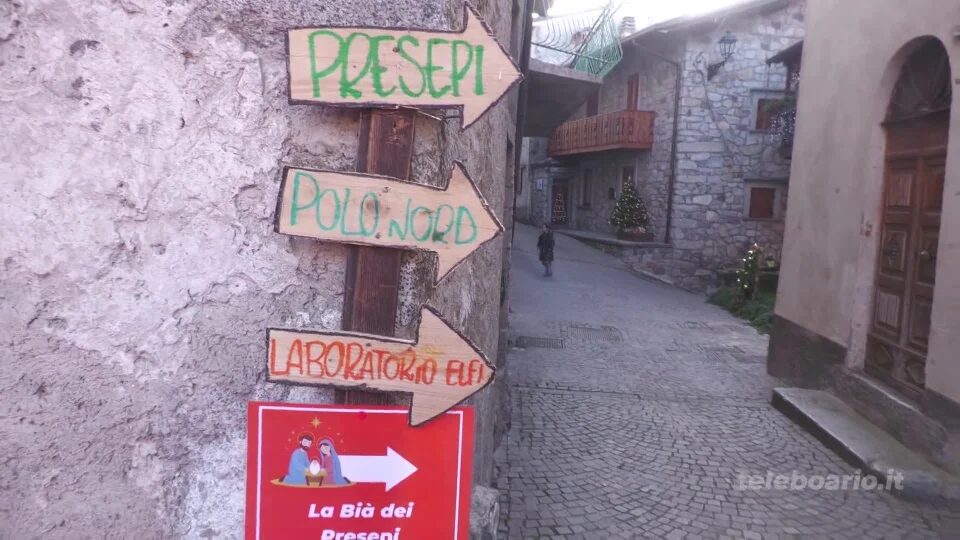 Vissone, Natale tra presepi e trenino del babbo