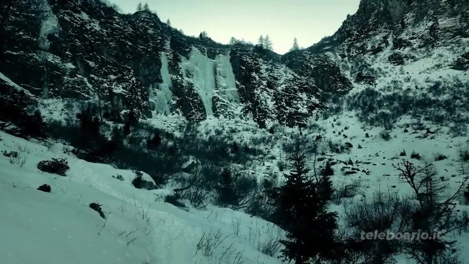 Cascate di ghiaccio, esercitazione per il Soccorso alpino