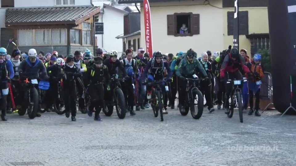 Andrea Sorteni davanti a tutti alla Grande Corsa Bianca