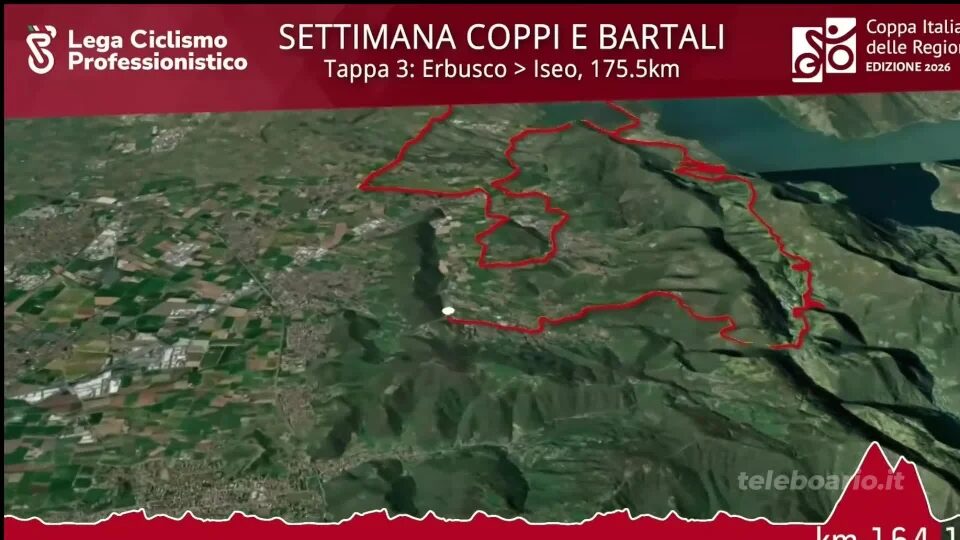 La “Coppi e Bartali” fa tappa sul Sebino