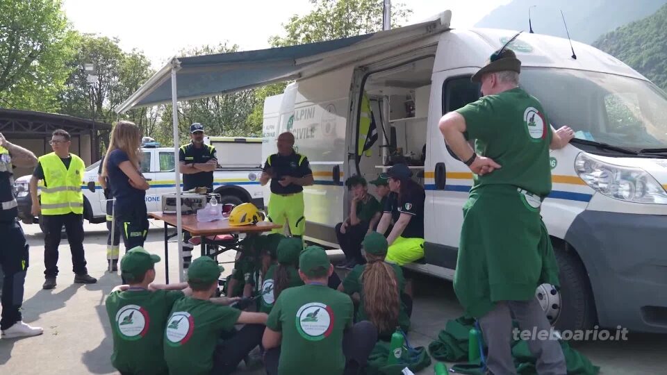 Alpini: un campo scuola per i ragazzi a Rogno