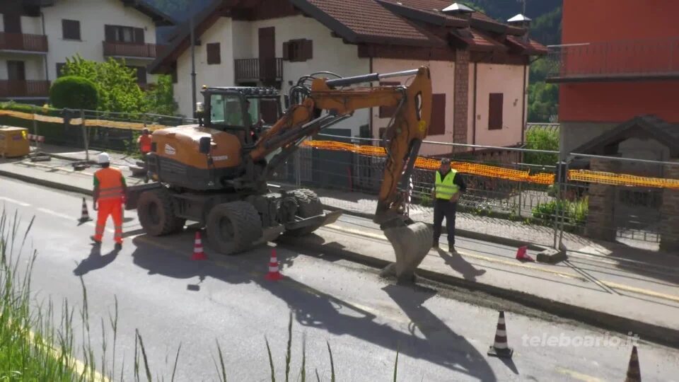 Vezza: lavori per la metanizzazione sulla ss42