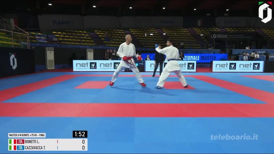 Karate, Bonetti ancora tricolore master