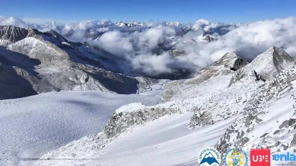 Glaciologi in Adamello: -40% di neve