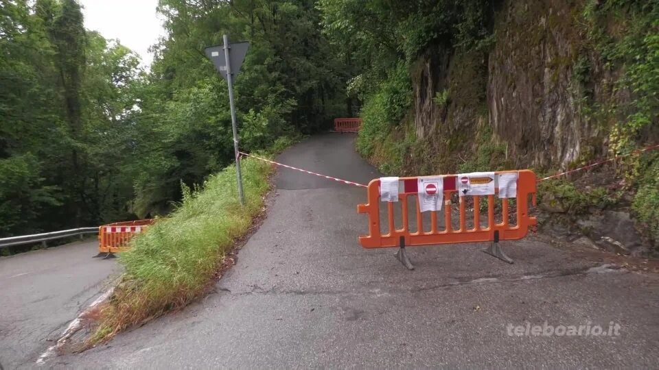 Cede la strada, chiusa la via principale per la Val Malga