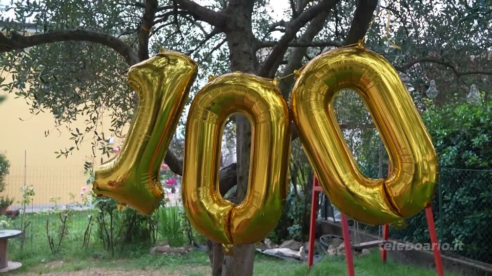 Montisola a Pisogne festeggiano i 100 anni di Nonna Rachele