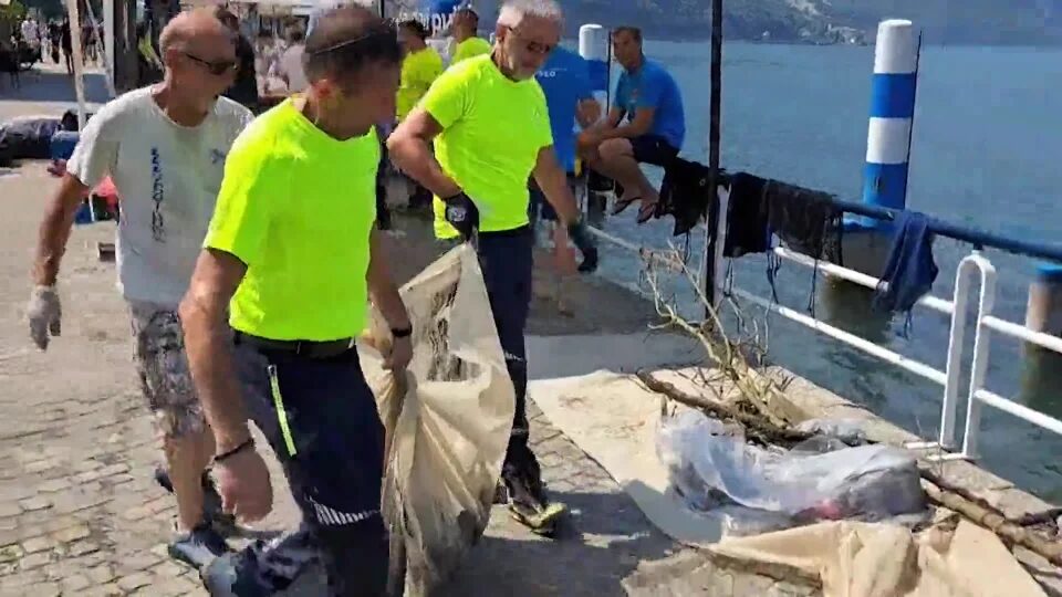 Meno rifiuti nei laghi: la sensibilizzazione funziona