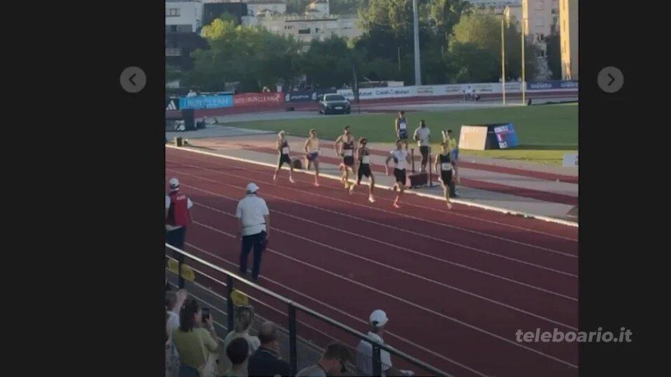 Francesco Pernici fa 1:43:60, nuovo record italiano sugli 800 m