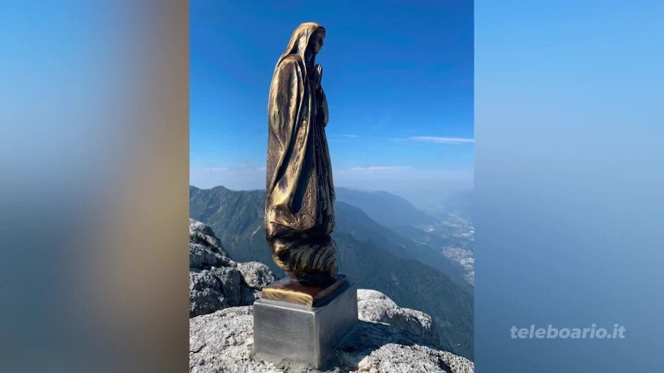 Pizzo Badile: la Madonnina riprende il suo posto
