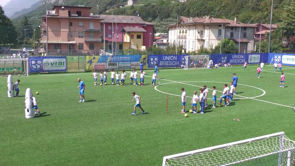 Ottantacinque giovani in campo con l’Union Brescia