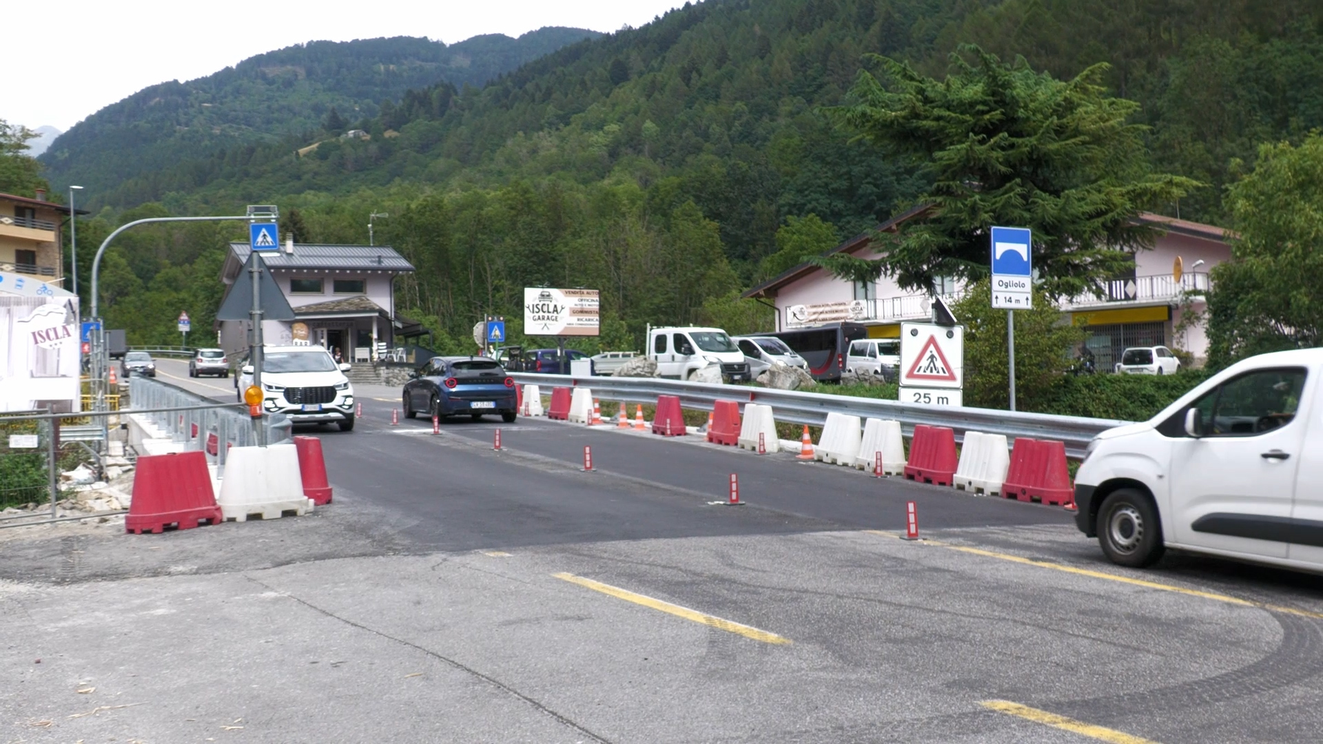 Iscla di Monno: strada finalmente riaperta