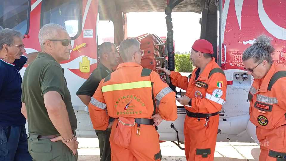 L’AIB camuna in Sardegna per spegnere gli incendi
