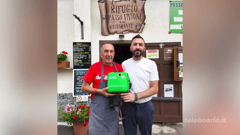 Vivione: un defibrillatore al rifugio. Donato per ricordare Virginio Mussi