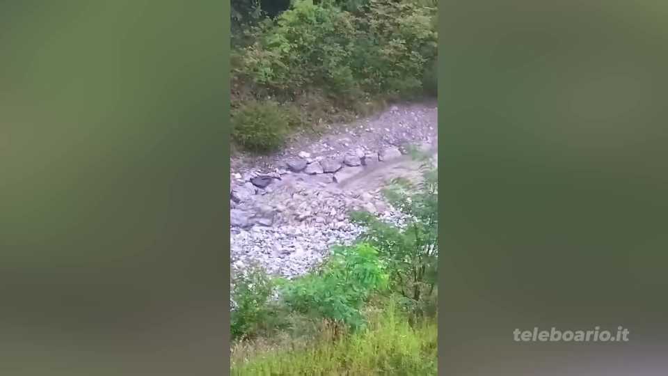 Maltempo: il torrente Blè fa paura