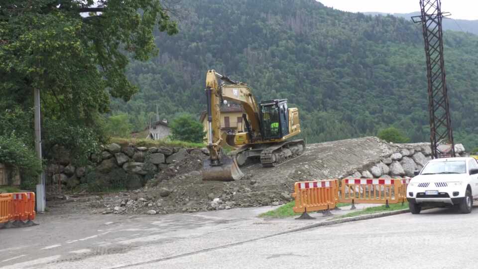 Sonico, al via i lavori per il ponte sul torrente Rabbia