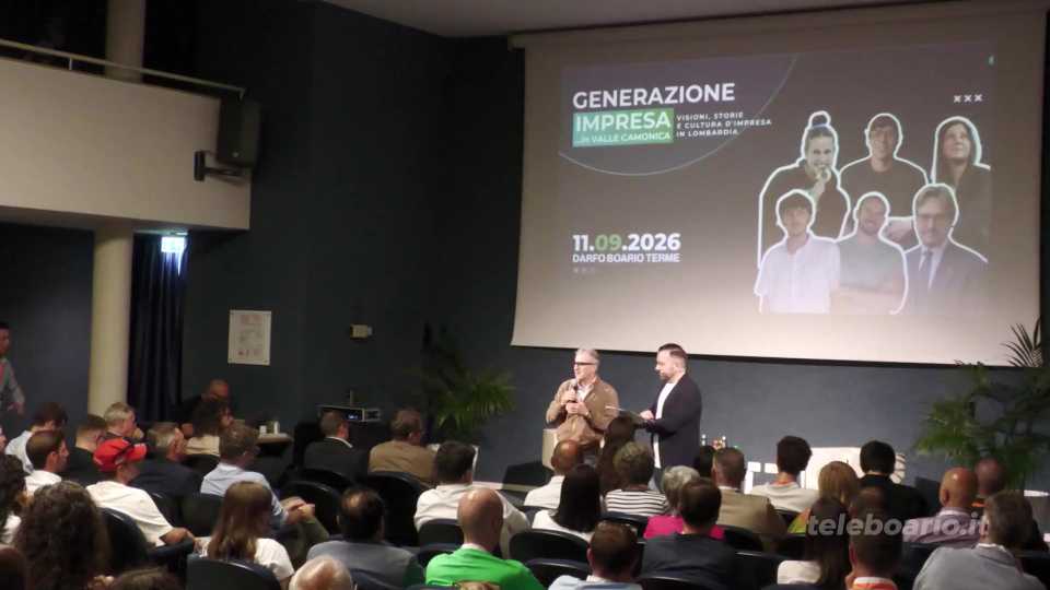 Boario, “Generazione Impresa” al Centro Congressi