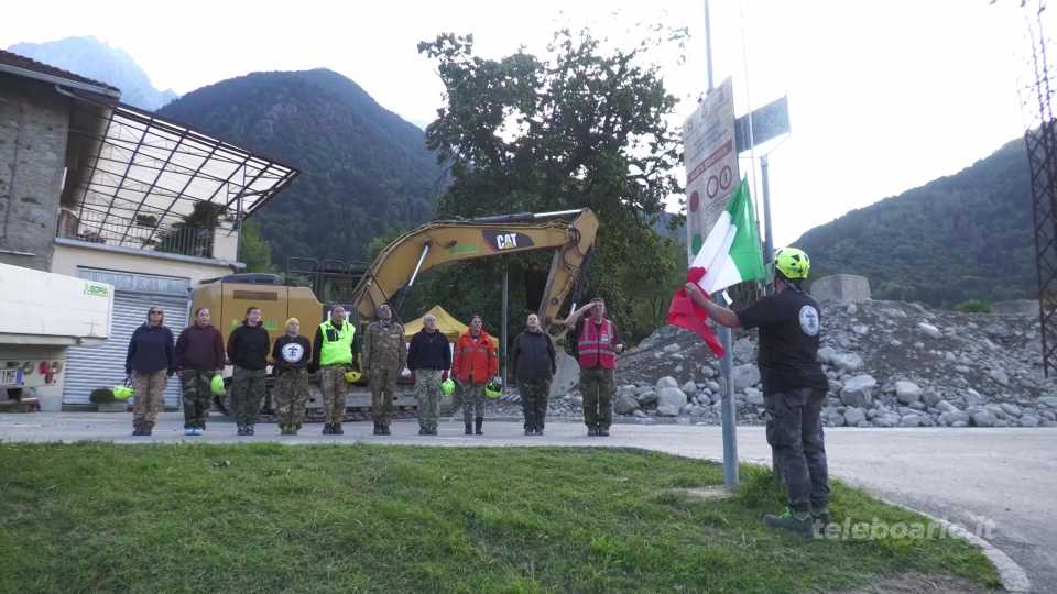 Iniziato il montaggio del ponte militare sulla val Rabbia