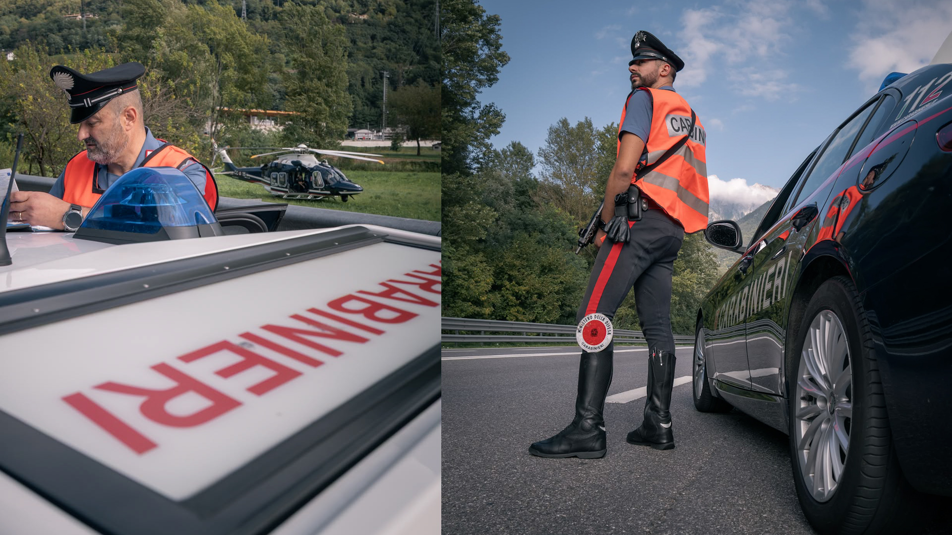 Carabinieri: controlli straordinari in valle, anche con l’elicottero