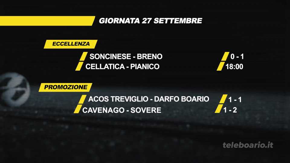 Calcio, prime vittorie per Sovere e Costa Volpino