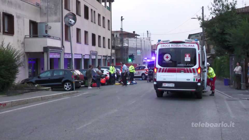 Scontro tra un automobile e un ciclomotore: ferito un 50enne