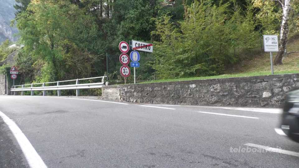 Riaperta la strada rivierasca dopo la scarica di sassi di sabato scorso