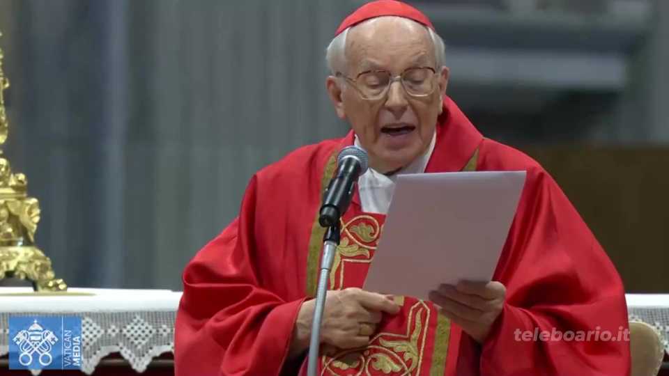 Il cardinale Re lascia l’incarico di decano del Collegio cardinalizio