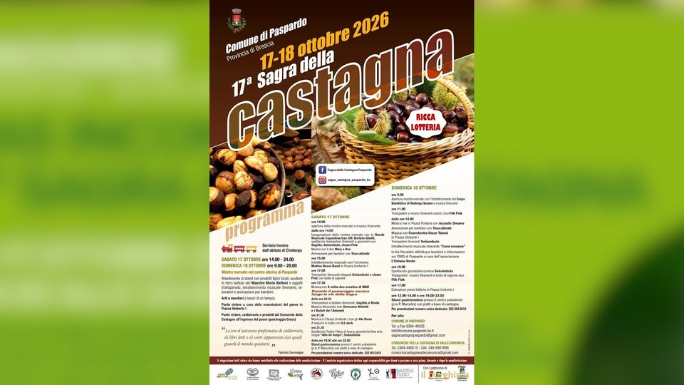 Eventi weekend: l’autunno entra nel vivo