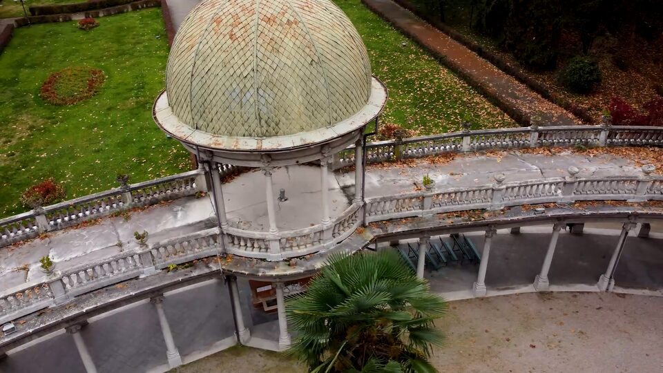 Presentato il restauro della storica cupola e del colonnato alle terme