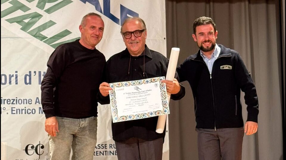 Coro Amici del canto, a Ledro un secondo posto nazionale